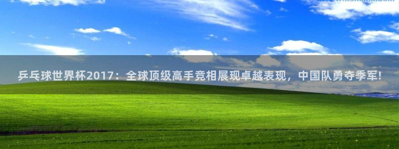 世界杯赛程2026：乒乓球世界杯2017：全球顶级高手竞相展现卓越表现，中国队勇夺季军!